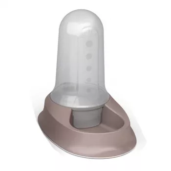 Krmítko a napáječka STEFANPLAST Chic 3,5 l, světle šedá