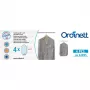 Obaly na oblečení ORDINETT z plastu 4 ks 62x95 cm průhledné se zipem