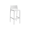 BICA zahradní barová stolička Volga Stool 65 50x49x89cm bílá