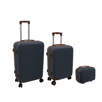 Komoda se zásuvkami ORDINETT sada 3 ks, 60 l + 43 l + 15 l, šedá