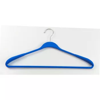 Věšáky na oblečení ORDINETT 2 ks plast Soft Touch 45 cm mix černá modrá světle šedá bílá