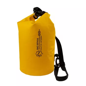 Voděodolný termický suchý vak GIOSTYLE Nautic Storm M 10 l, Ø20x45 cm, žlutý