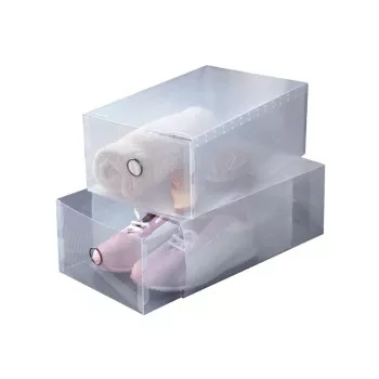 Úložné boxy ORDINETT 2 ks, 34 x 21 x 13 cm, transparentní, Top Class