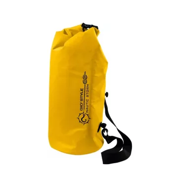 Voděodolný termický suchý vak GIOSTYLE Nautic Storm L 20 l, Ø23x63 cm, žlutý