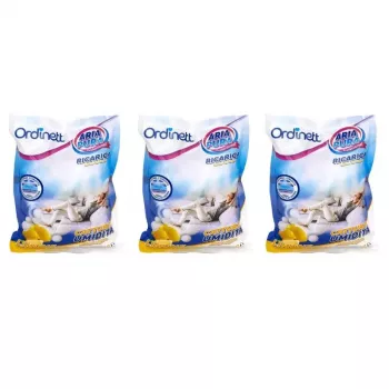 Náplň do pohlcovače vlhkosti ORDINETT, 3 x 450 g, citron