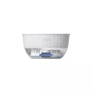 Závěsný květináč STEFANPLAST Natural Ø30x14,5 cm hnědý