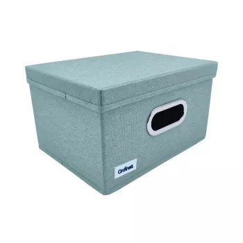 Úložný box ORDINETT Box S 29,5x22,5x16,5 cm mátový polypropylen 11 l