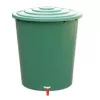 Sud na vodu STEFANPLAST 310L s víkem a kohoutkem, zelený, Ø80x97cm