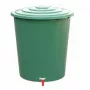 Sud na vodu STEFANPLAST 310L s víkem a kohoutkem, zelený, Ø80x97cm
