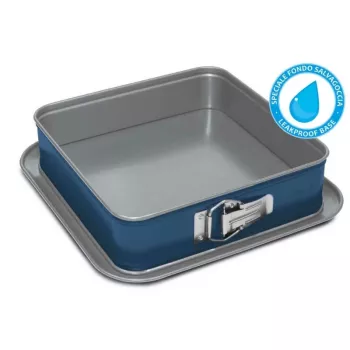 GUARDINI XBake čtvercová forma na pečení 24x24x7 cm nepřilnavá uhlíková ocel antracitově šedá