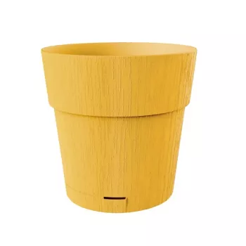 Květináč s podmisou Ethica STEFANPLAST 25 cm hořčicově žlutý