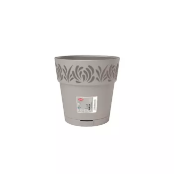 Květináč s podmisou Gaia STEFANPLAST Ø20x19 cm světle šedý