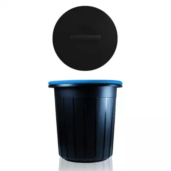 Odpadkový koš Eco Solution GIOSTYLE 25 l tmavě šedý/modrý