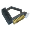 Grilovací kartáč ASI COLLECTION 10 cm nerezový třístranný T-kartáč s ergonomickou rukojetí