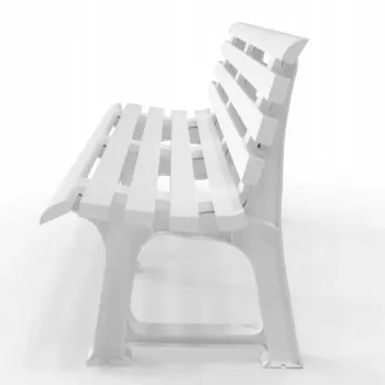 BICA Garden Bench Olimpia 150x53x77cm White
