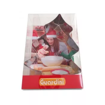 Forma na dort GUARDINI vánoční stromek 20 x 13,7 cm nepřilnavá uhlíková ocel antracitově šedá