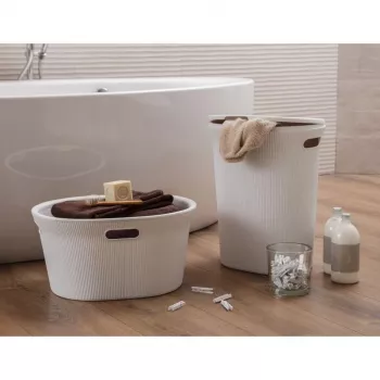 Box na prádlo TATAY Baobab 40 l bílý