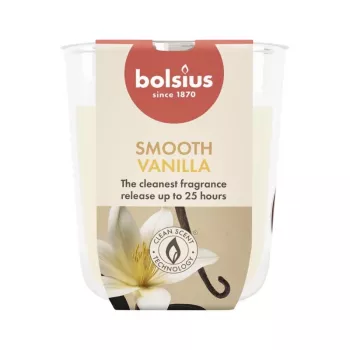 Vonná svíčka BOLSIUS True Scents vanilka ve skle, Ø80x73 mm