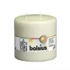 Válcová svíčka se 3 knoty BOLSIUS Mamoth Ø150x150 mm béžová