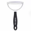 Škrabka Microplane Peeler XL s čepelí z chirurgické nerezové oceli, ergonomickou rukojetí Soft-Touch, integrovaným odstraňovačem oček na bramborách, černá