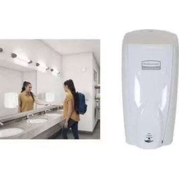 Senzorový dávkovač mýdla Rubbermaid AutoFoam, bílý, 1100 ml, plast, automatický, 1 ks (1851397)