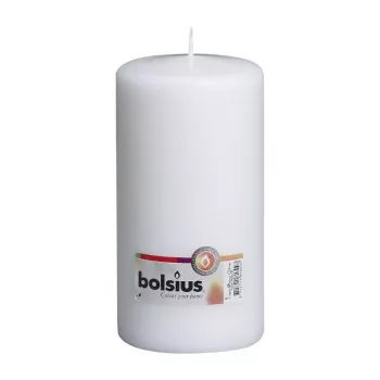 Svíčka BOLSIUS válec Ø200x98mm bílá