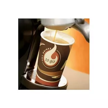 STARPAK PAPSTAR Disposable Coffee Cups 8 cm 0.3 l Brown