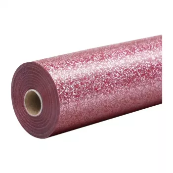 Třpytivá fólie pro přenos teplem HTVRONT, 30,5 cm x 90 cm (růžová)