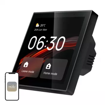 MOES CCP-TY-LN Wi-Fi/ZigBee Control Panel with 4 inch LCD Display