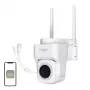 Venkovní Wi-Fi IP kamera MOES WCM-B66 3MP s AI detekcí osob, barevným nočním viděním, otáčením/náklonem, obousměrným zvukem, odolná proti povětrnostním vlivům IP66