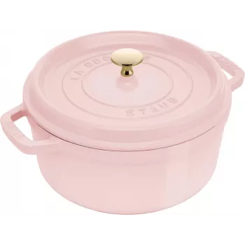 Kokot La Cocotte kulatý litinový STAUB 5,2 l Blossom Pink