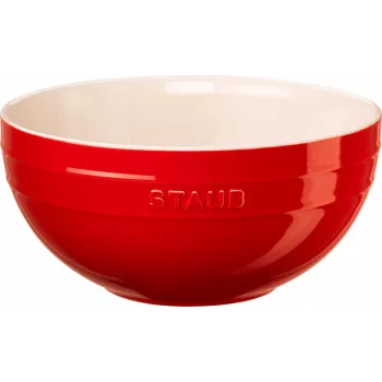 Servírovací mísa kulatá STAUB 24 cm, třešňově červená