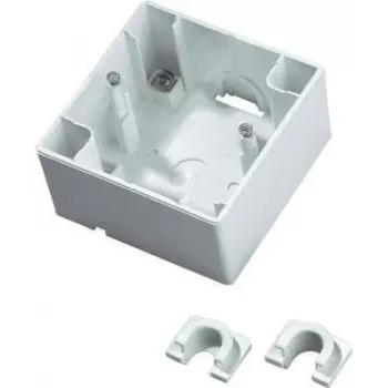 HEINRICH KOPP Kopp Paris 1-Gang Cover Frame, Pure White (RAL 9010), Thermoplastic, Glossy 356313009