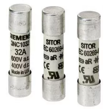 Válcová tavná pojistka Siemens 16A 600V AC gG 10x38mm 3NC1016