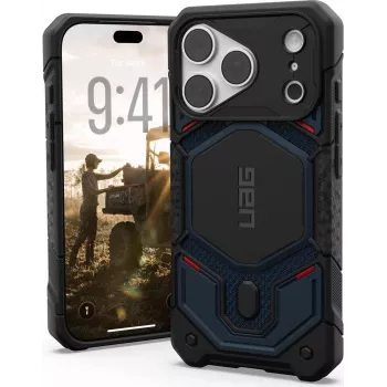 Pouzdro UAG Urban Armor Gear Monarch Pro MagSafe pro Apple iPhone 18 Pro/17 Pro - Kevlar Mallard Blue 114569113955