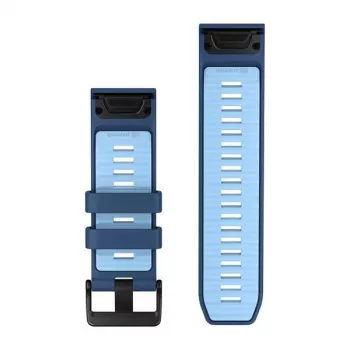 Silikonový pásek k hodinkám Garmin QuickFit 26 mm - Tidal Blue/Ice Blue 010-14508-00
