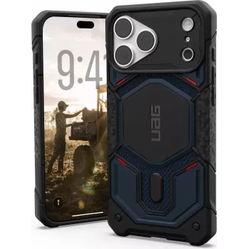 Pouzdro UAG Urban Armor Gear Monarch Pro MagSafe pro Apple iPhone 18 Pro Max/17 Pro Max - Kevlar Mallard (modré) 114568113955