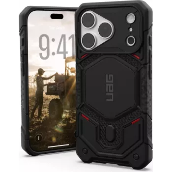 Pouzdro Monarch Pro MagSafe UAG Urban Armor Gear pro Apple iPhone 18 Pro/17 Pro - Kevlar černé 114569113940