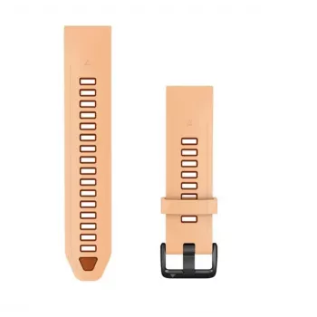 Silikonový řemínek Garmin QuickFit 20 mm – růžový / Autumn Orange 010-14506-03
