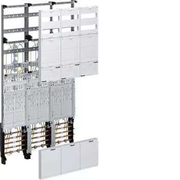 Kompletní měřicí pole Hager univers Z ZL5EL26, 1350 mm, 6 pozic eHZ, 3pole, předem zapojené