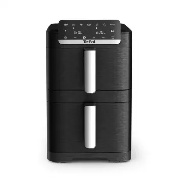 Horkovzdušná fritéza se dvěma koši TEFAL EY7528E0 Easy Fry Crispy Stack, 2700 W, 6 l + 4 l, černá