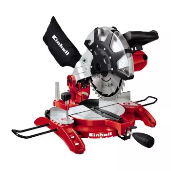 Kapovací a pokosová pila Einhell TC-MS 2513 L, 1600 W, kotouč 250 mm, laserové vedení, červená