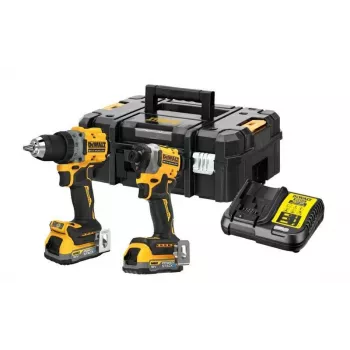 DEWALT 18V XR DCD800 DCF850 Dvojset se 2x 1,7Ah Powerstack bateriemi