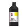 Marabu Textil Fabric Paint, Black, 500 ml, Water-Based, for Light Textiles, Wash-Resistant up to 40°C 17160075073