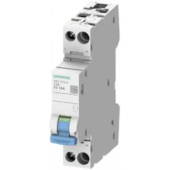 Jistič Siemens 5SY17104 SENTRON 1pólový, 10 A, charakteristika C, 72 V DC, 10 kA, plombovatelný