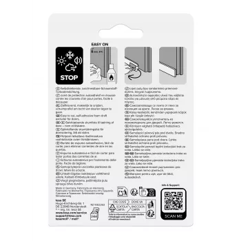 Těsnicí páska Tesa moll INSULATION hnědá 6 m x 9 mm x 4 mm (05422-00101-03)