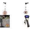 Digitální měřicí kolečko Bradas s teleskopickou rukojetí a přepravní taškou, 318 mm kolo, podsvícený LCD, DIY-MW10-D/CB