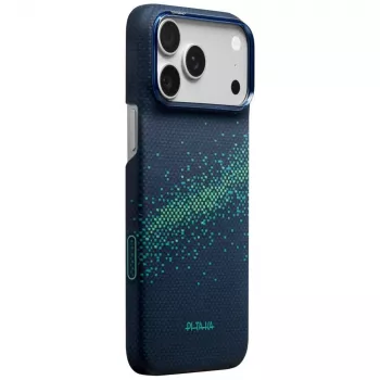 Pouzdro PITAKA Edge Milky Way Galaxy 2.0 pro iPhone 18 Pro Max / 17 Pro Max – Nearfield Blue