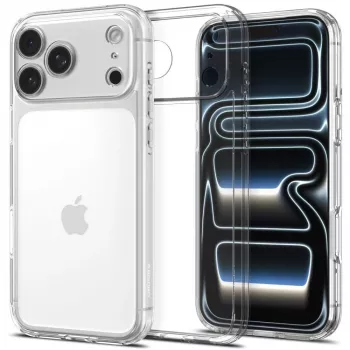 Pouzdro SPIGEN Ultra Hybrid pro iPhone 17 Pro / 18 Pro – křišťálově čiré