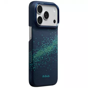 Pouzdro PITAKA Edge Milky Way Galaxy 2.0 pro iPhone 18 Pro / 17 Pro – Nearfield Blue